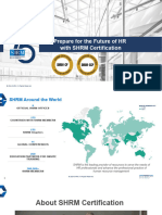 SHRM Certification 2024 - Certificate