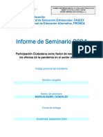 Seminario para 5to.