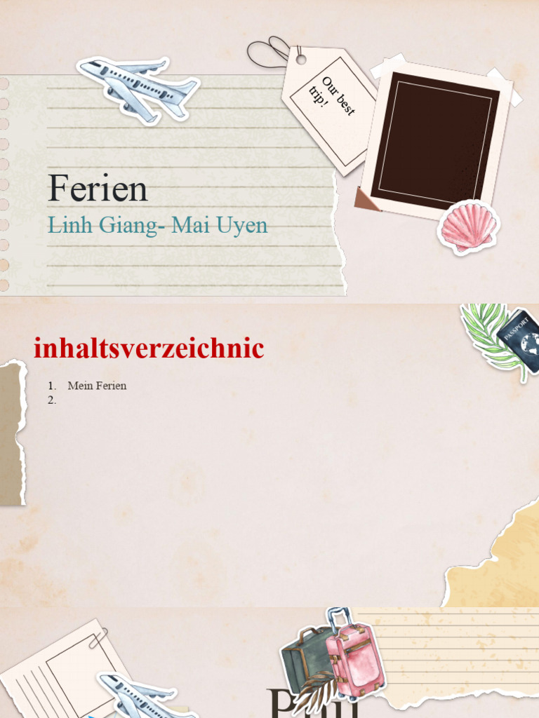 Cream Paper Scrapbook South Korea Travel Planning _ by Slidesgo PDF