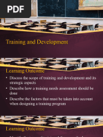 Training and Development