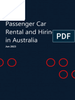 L6611 Passenger Car Rental and Hiring in Australia Industry Report