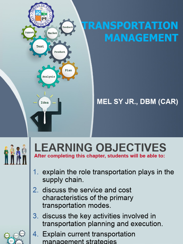 Transportation Management in Supply Chains | PDF | Transport | Cargo
