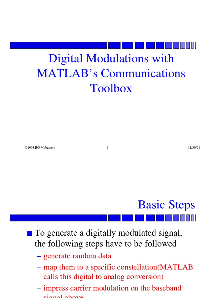 Comm Toolbox | PDF