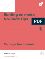 Initiation No-Code Ops - Fiche Projet Sunting