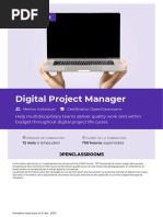 772 Digital Project Manager en FR Standard