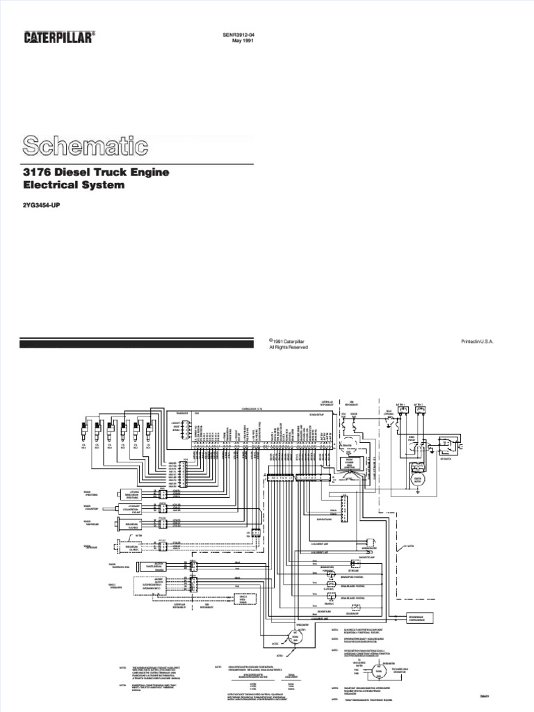 1991 Caterpillar 3176 Diesel Engine Guide | PDF | Vehicles | Machines