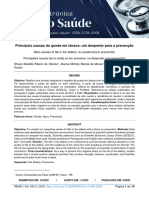 Principais Causas Da Queda em Idosos Um Despertar para A Prevenção