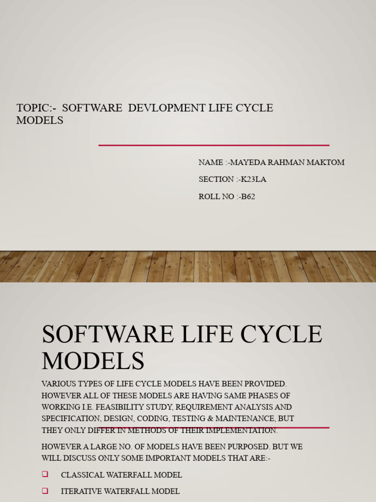 topic-software-devlopment-life-cycle-models-name-mayeda-rahman