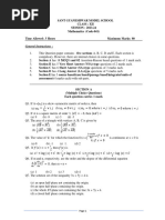 Maths Pre Board