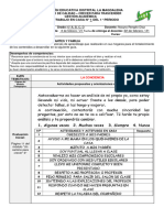 Formato Guía de Trabajo #1 - Ética y Valores - 6°