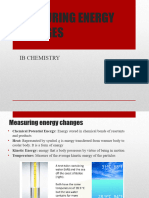 IB Measuring Energy Changes