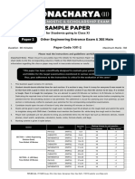 Dronacharya-Ii-2024-Sample Paper-Class-Xi-P2-Pcm