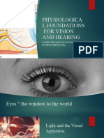Eye and Ear Physiological Foundations 2