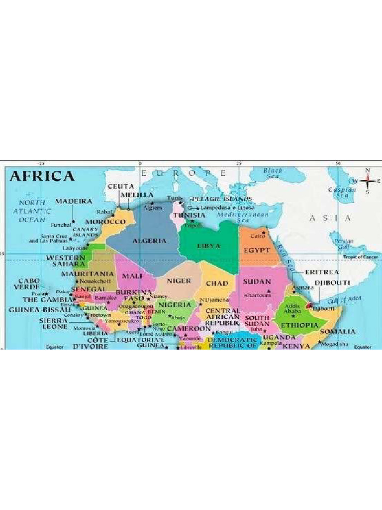 MAP OF AFRICA PRINTABLE PDF visual data 8