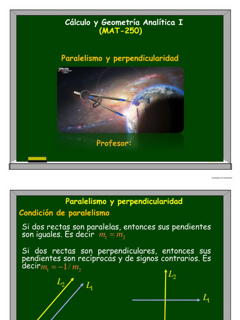 1.6 Paralelismo y Perpendicularidad | PDF