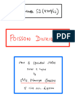 s2 - Poisson Distribution New Notes by Ms Waniya Jabeen of Class 2024 The Lyceum. Fri, 8 March 2024.