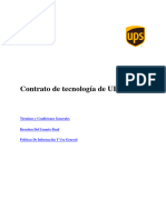 Contrato de Tecnología de UPS: Términos y Condiciones Generales