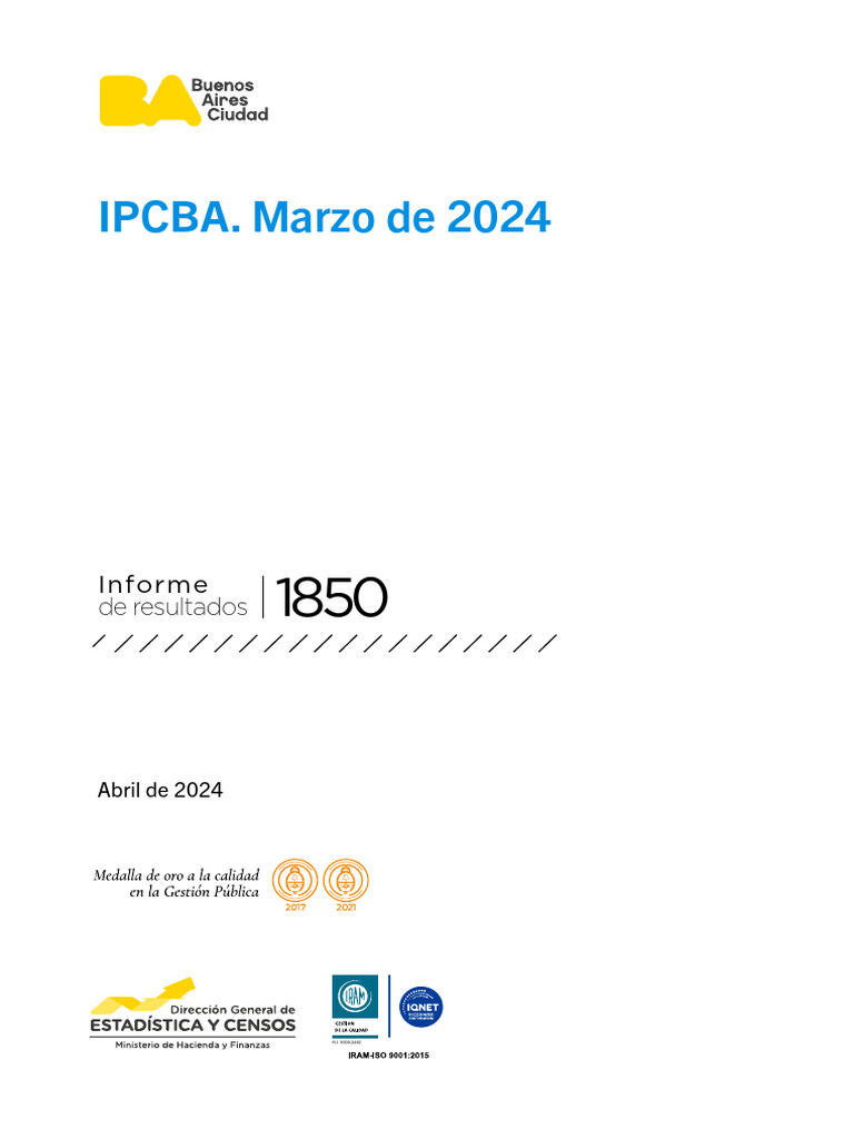 IPCBA Marzo 2024 PDF Panes Alimentos