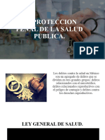 LA PROTECCION PENAL DE LA SALUD PUBLICA