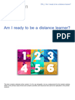 Am I Ready To Be A Distance Learner Printable