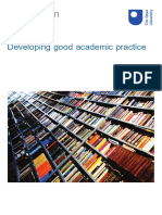Developing Good Academic Practice Printable