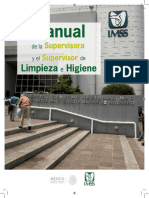 Manual de La Supervisora y El Supervisor de Limpieza e Higiene IMSS