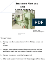 Sewage Treatment Plant On A Ship Marpol Annex Iv: Derleyen: Nejat Öztezcan Chief Engineer