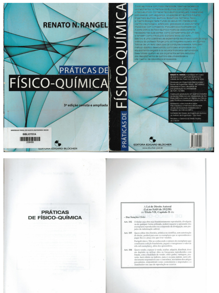 Praticoas de Fisico-Quimica - Renato N. Rangel | PDF