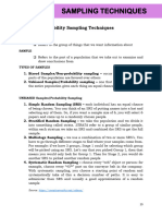 Q1 Lesson 8 Probability Sampling Technique