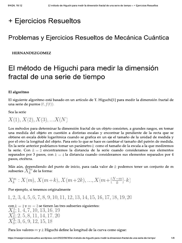 Metodo Higuchi | PDF