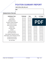 Qualification Summary Report