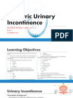 Geriatric Urinary Incontinence