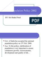 National Population Policy 2002