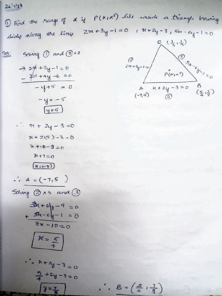 MATHEMATICS NOTES 26th July | PDF