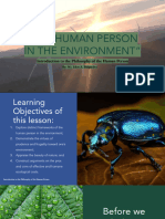 Human Person in The Environment
