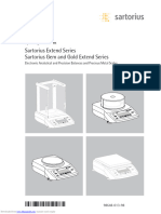 Manual Balança Analítica Sartorius