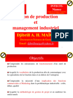 Gestion de Production Et Management Industriel 2eme Année