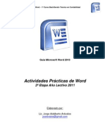 Ejercicios Word 2011