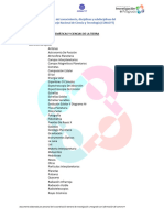 Áreas Disciplinas Subdisciplinas Abril 2018