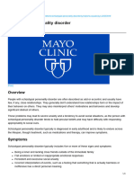 Schizotypal Personality Disorder