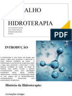 Trabalho Nutricao Hidroterapia