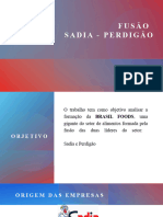 Fusão Sadia Perdigao Laborátorio II