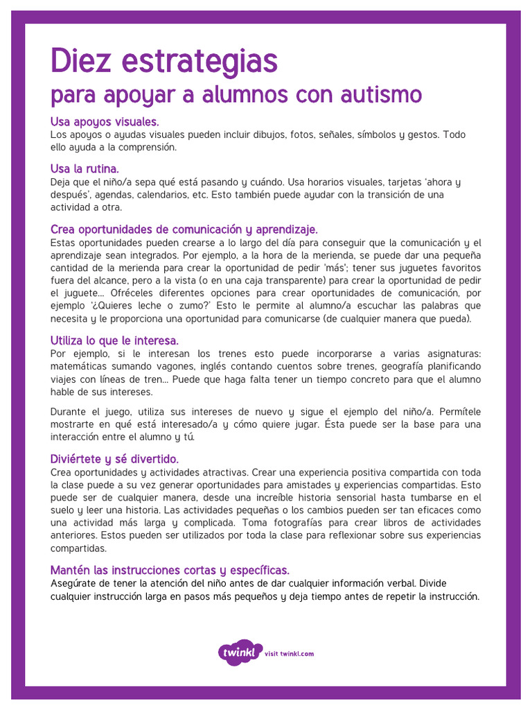 Es V 82 Guia para Adultos 10 Estrategias para Apoyar A Alumnos Con ...