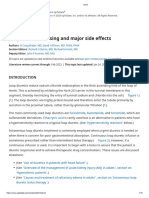 Loop Diuretics: Dosing and Major Side Effects (Uptodate)