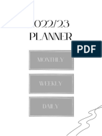 2022/23 Planner: Monthly
