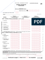 General Excise/Use Tax Return: Continued On Page 2 - Parts V & VI Be Completed