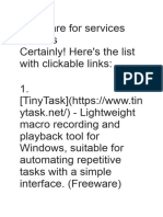 Freeware for automation of windows tasks hh