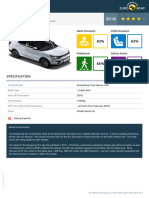 Euroncap 2016 Ssangyong XLV Datasheet