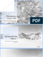 Presentation Cover Title