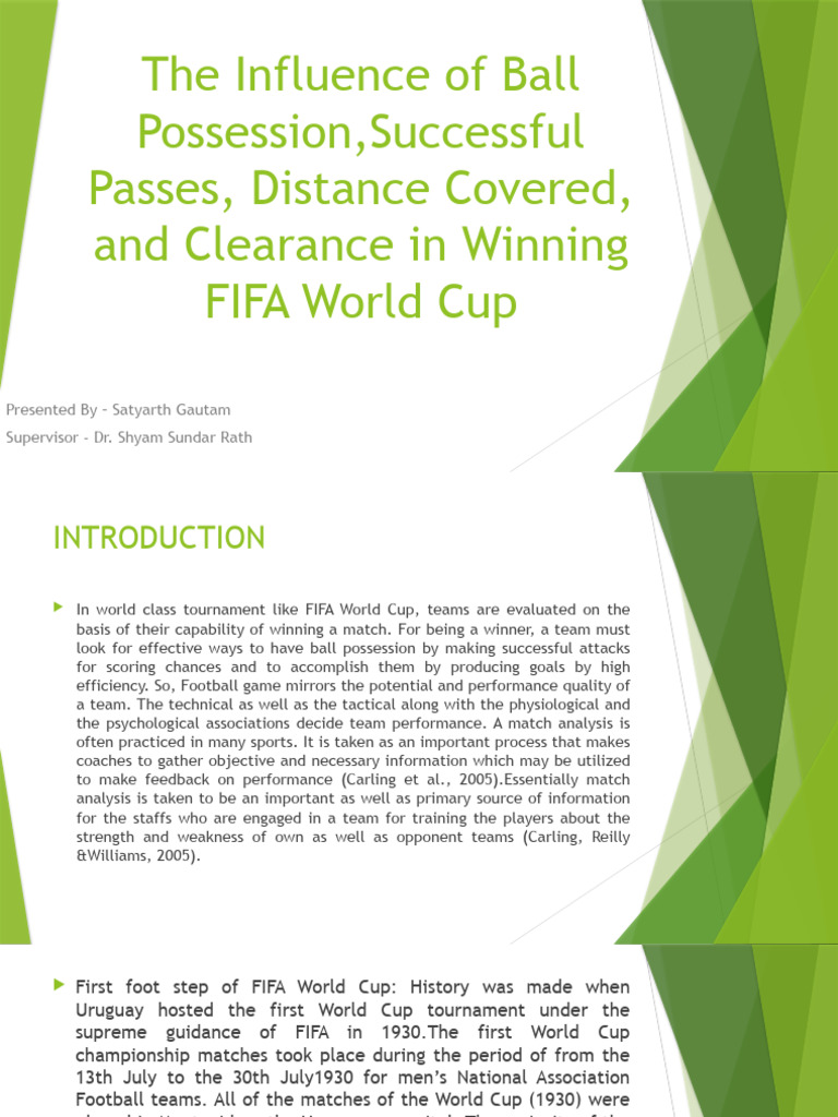 Match Analysis of FIFA 2022 Worldcup | PDF | Fifa World Cup ...